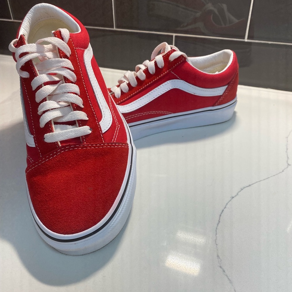 Red Old Skool Vans